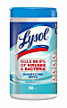 Lysol® Disinfecting Wipes, Ocean Fresh Scent, 80 Sheets Per Tub, Box Of 6 1 thumbnail image