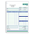 Custom Carbonless Business Forms, Pre-Formatted, Job Invoice Forms, Ruled, 8 1/2” x 11”, 2-Part, Box Of 250 1 thumbnail image