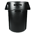 Rubbermaid® Brute® 44-Gallon Waste Container, Black