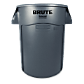 Rubbermaid® Brute® 44-Gallon Waste Container, Gray