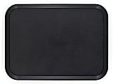 Cambro Fast Food Trays, 14" x 18", Black, Pack Of 12 Trays
