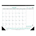 2027 Brownline EcoLogix Monthly Desk Pad Calendar, 22" x 17", 100% Recycled, Green/White, January to December, C177437, Total Qty 1 1 thumbnail image