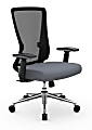 Realspace® Levari Mesh/Vegan Leather Mid-Back Task Office Chair, Gray/Black, BIFMA Compliant 1 thumbnail image