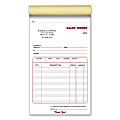 Custom Pre-Formatted 2-Part Business Forms, Sales Order Book, 5-5/8" x 8 1/2", White/Canary, 50 Sets Per Book, Box Of 10 Books 1 thumbnail image