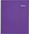 Brownline® DuraFlex Weekly Planner, 8-1/2" x 11", Purple, January To December 2022, CB950V.PUR 1 thumbnail image
