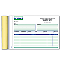 Custom Pre-Formatted Business Forms, Ruled Invoice Book, 7-3/4” x 5 1/2”, 2-Part, White/Canary, 50 Sets Per Book, Box Of 10 Books 1 thumbnail image