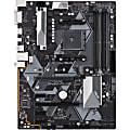 Asus Prime B450-PLUS Desktop Motherboard - AMD Chipset - Socket AM4 - ATX - 64 GB DDR4 SDRAM Maximum RAM - UDIMM, DIMM - 4 x Memory Slots - Gigabit Ethernet - HDMI - 6 x SATA Interfaces 1 thumbnail image