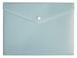 Office Depot® Brand Poly Envelope, 8-1/2" x 11", Light Blue 1 thumbnail image