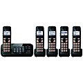 Panasonic KX-TG4745B DECT 6.0 1.90 GHz Cordless Phone - Black