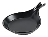 Foundry Ceramic Fry Pan Servers, 18 Oz, Black, Pack Of 12 Servers