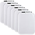 Lorell® Personal Dry-Erase Whiteboards, 11" x 8 1/2", Plastic Frame With White Finish, Pack Of 6 1 thumbnail image