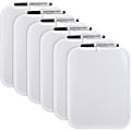 Lorell® Personal Dry-Erase Whiteboards, 11" x 8 1/2", Plastic Frame With White Finish, Pack Of 6