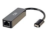C2G USB C to Ethernet Adapter - Network Adapter with PXE Boot - M/F - Network adapter - USB-C - Gigabit Ethernet x 1 - black