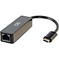 C2G USB C to Gigbit Ethernet Adapter - USB 3.0 Type C - 1 Port(s) - 1 - Twisted Pair 1 thumbnail image