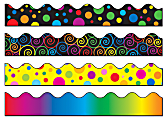 Carson-Dellosa Scalloped Borders, Multicolor, Grades Pre-K - 8, Pack Of 52