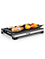 Commercial Chef Indoor Electric Grill, 3”H x 17-1/2”W x 12-1/4”D, Black 1 thumbnail image