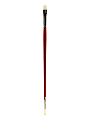 Winsor & Newton University Series Long-Handle Paint Brush 237, Size 6, Bright Bristle, Red 1 thumbnail image