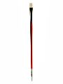 Winsor & Newton University Series Long-Handle Paint Brush 237, Size 8, Bright Bristle, Red 1 thumbnail image