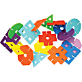 Creativity Street WonderFoam Giant Design Shapes - 40 (Shape) Shape - 4" Height x 7" Width - Assorted - Foam - 40 / Set 1 thumbnail image