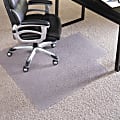 ES Robbins Crystal Edge Chairmat, Rectangle, 36" x 48", Clear