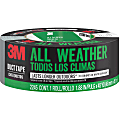 Scotch All-Weather Tough Duct Tape - 45 yd Length x 1.88" Width - 1 / Roll - Gray 1 thumbnail image