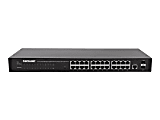 Intellinet 24-Port Network Switch, 24-Port (RJ45), Rackmount, Gigabit, 4 SFP, Ethernet Web-Smart, 10/100/1000 Mbit - 560917 1 thumbnail image