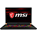 MSI GS75 Stealth GS75 Stealth 10SF-609 17.3" Gaming Notebook  - 1920 x 1080 - Intel Core i7 i7-10875H 2.30 GHz - 32 GB RAM - 512 GB SSD - Matte Black with Gold Diamond - Windows 10 Pro - NVIDIA GeForce RTX 2070 Max-Q with 8 GB - 7 Hour Battery 1 thumbnail image