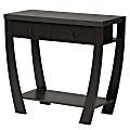 Baxton Studio Capote 2-Drawer Console Table, 31-3/4”H x 35-7/16”W x 15-3/8”D, Dark Brown 1 thumbnail image