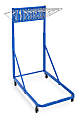 Alpine AdirOffice Large Blueprint Vertical File Rolling Stand, 46”H x 27”W x 28-1/2”D, Blue