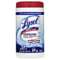 Lysol® Power & Free™ Multipurpose Disinfecting Wipes, Oxygen Splash Scent, Canister Of 75 Wipes, Case Of 6 1 thumbnail image