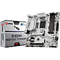 MSI B360M MORTAR TITANIUM Desktop Motherboard - Intel Chipset - Socket H4 LGA-1151 - 64 GB DDR4 SDRAM Maximum RAM - DIMM, UDIMM - 4 x Memory Slots - Gigabit Ethernet - 2 x USB 3.1 Port - HDMI - DVI - 4 x SATA Interfaces 1 thumbnail image