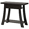 Baxton Studio Herman 1-Drawer Console Table, 31-3/4”H x 35-7/16”W x 15-3/8”D, Dark Brown 1 thumbnail image