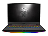 MSI GT76 TITAN DT GT76 Titan DT 10SGS-055 17.3" Gaming Notebook - 4K UHD - 3840 x 2160 - Intel Core i9 i9-10900K 2.40 GHz - 64 GB RAM - 2 TB SSD - Iron Gray - Windows 10 Pro - NVIDIA GeForce RTX 2080 Super with 8 GB 1 thumbnail image