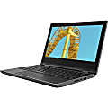 Lenovo 300e Windows 2nd Gen 82GK000KUS 11.6" Touchscreen Netbook - HD - 1366 x 768 - AMD 3015e Dual-core 1.20 GHz - 4 GB RAM - 64 GB Flash Memory - Black - AMD Radeon Graphics 1 thumbnail image