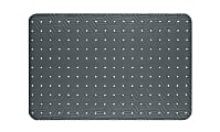 M+A Matting Wet Step Antifatigue Floor Mat, 36" x 120", Gray