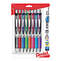 Pentel® EnerGel RTX Pens, 0.7 mm, Medium Point, Assorted Ink Colors, Pack Of 8