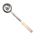 Vollrath Spoodle Perforated Portion Spoon With Antimicrobial Protection, Notch, 3 Oz, Cream