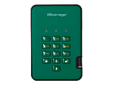 iStorage diskAshur² - Solid state drive - encrypted - 128 GB - external (portable) - USB 3.1 - FIPS 197, 256-bit AES-XTS - racing green - TAA Compliant