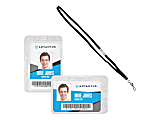 Advantus Antimicrobial ID & Security Pack - Horizontal/Vertical, Multicolor, Box Of 200 1 thumbnail image