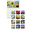 AT-A-GLANCE® Flower Garden Monthly Wall Calendar, 12" x 17", January to December 2019 1 thumbnail image