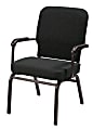 KFI Studios Big And Tall Stacking Chair, Black