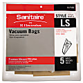 Sanitaire Eureka LS Commercial Upright Vacuum Cleaner Bags, Brown, Pack Of 5 Bags
