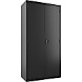Lorell® Steel Wardrobe Storage Cabinet, 72"H x 36"W x 18"D, Black 1 thumbnail image