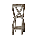 Monarch Specialties Katherine Accent Table, 32"H x 11-1/2"W x 11-1/2"D, Dark Taupe 1 thumbnail image