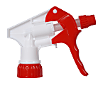 Continental Multi-Purpose Pro Spray Bottle Triggers, 8 1/4" Dip Tube, Red/White, Pack Of 200