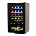 Black+Decker Compressor Wine Cellar, 24-Bottle Capacity, Black/Gray