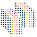 Teacher Created Resources® Mini Stickers, Oh Happy Day Stars, 377 Stickers Per Pack, Set Of 12 Packs 1 thumbnail image