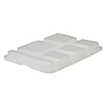 Cambro Translucent Serving Tray Lids, 10" x 14-3/16", Clear, Pack Of 24 Lids 1 thumbnail image
