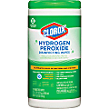 Clorox Commercial Solutions Hydrogen Peroxide Disinfecting Wipes - Wipe - 110 / Canister - 450 / Pallet - White