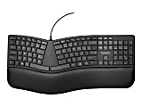 Kensington Pro Fit Ergo Wired Keyboard - Keyboard - USB - US - black 1 thumbnail image